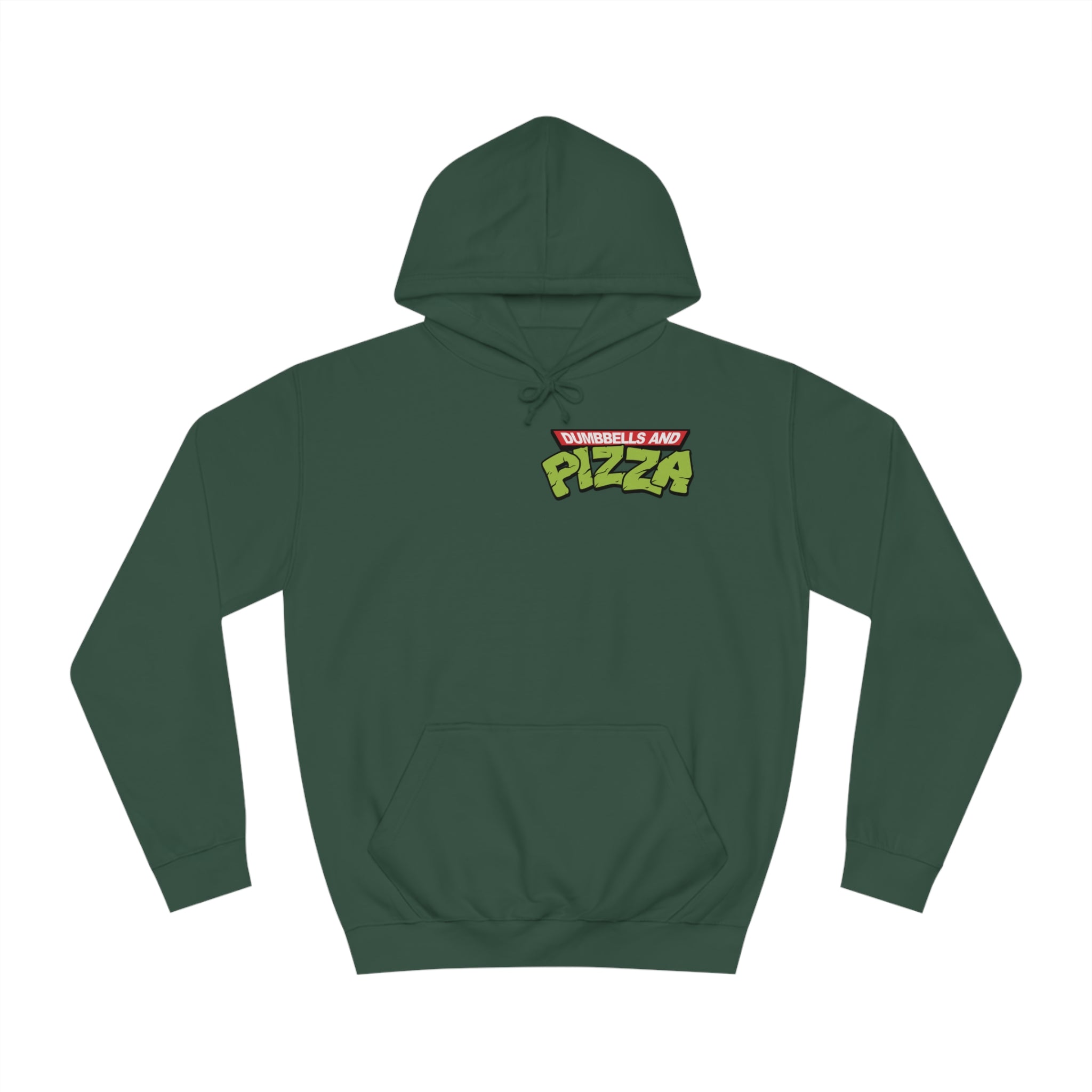 Dummbells and Pizza Unisex Hoodie