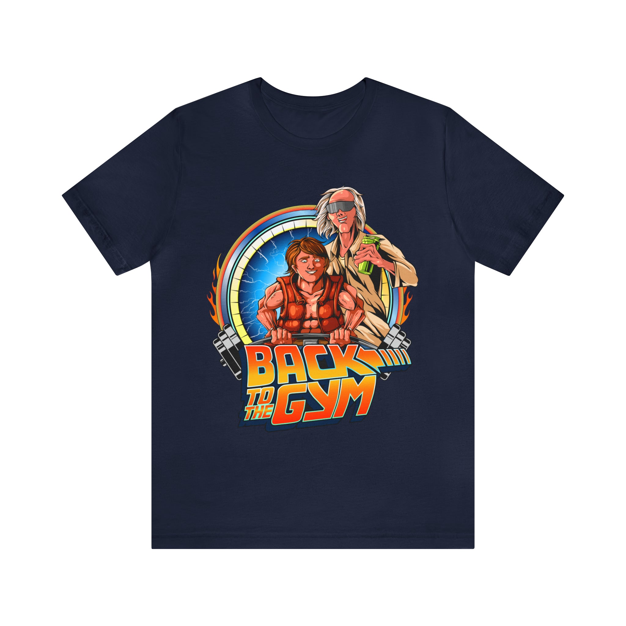 Back To The Gym Fitted Unisex T-shirt