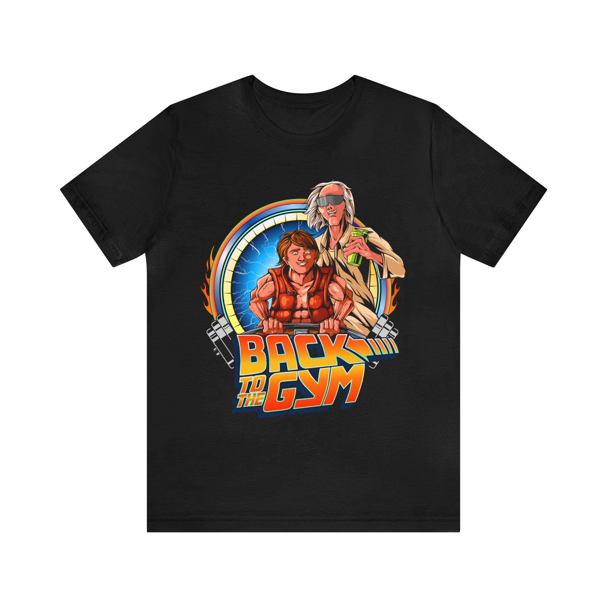 Back To The Gym Fitted Unisex T-shirt