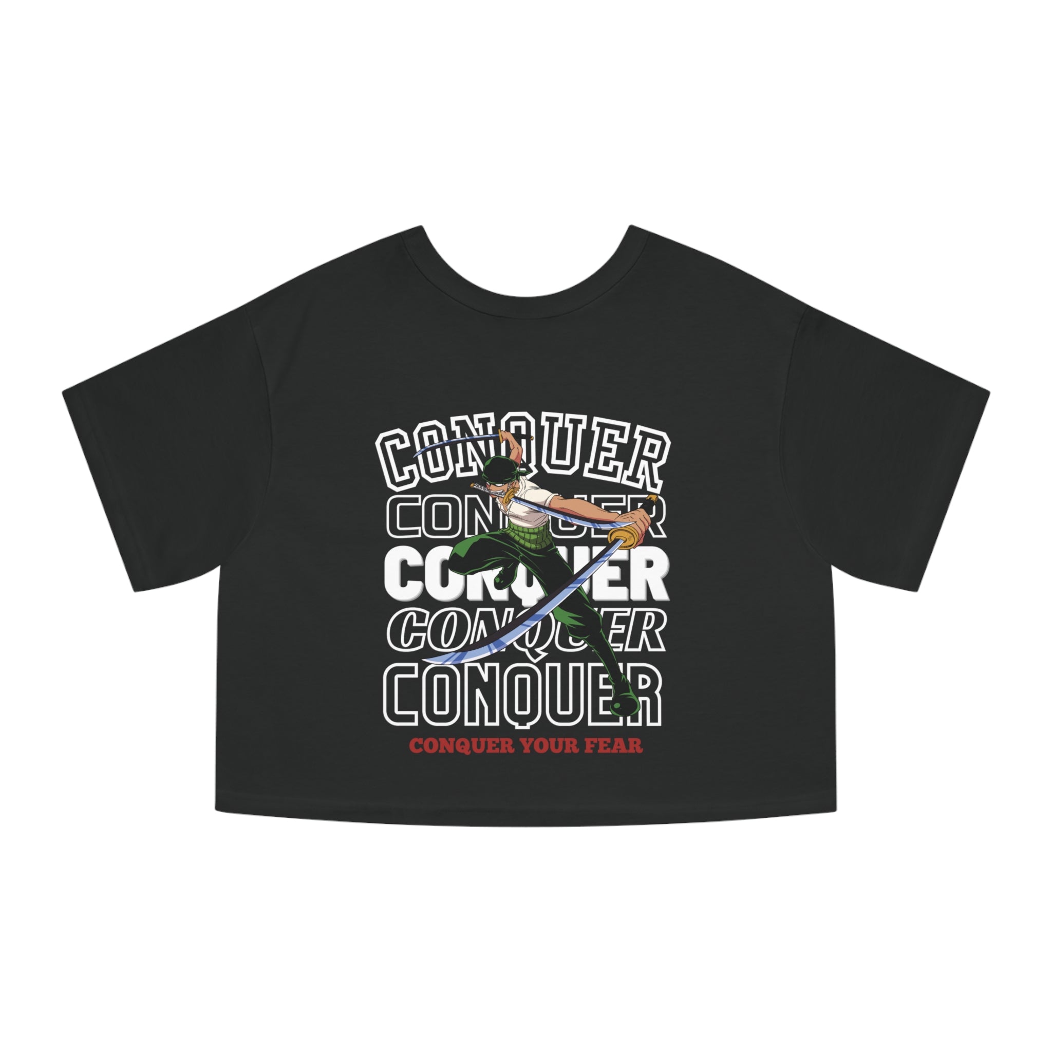Conquer Your Fear Unisex Crop Top