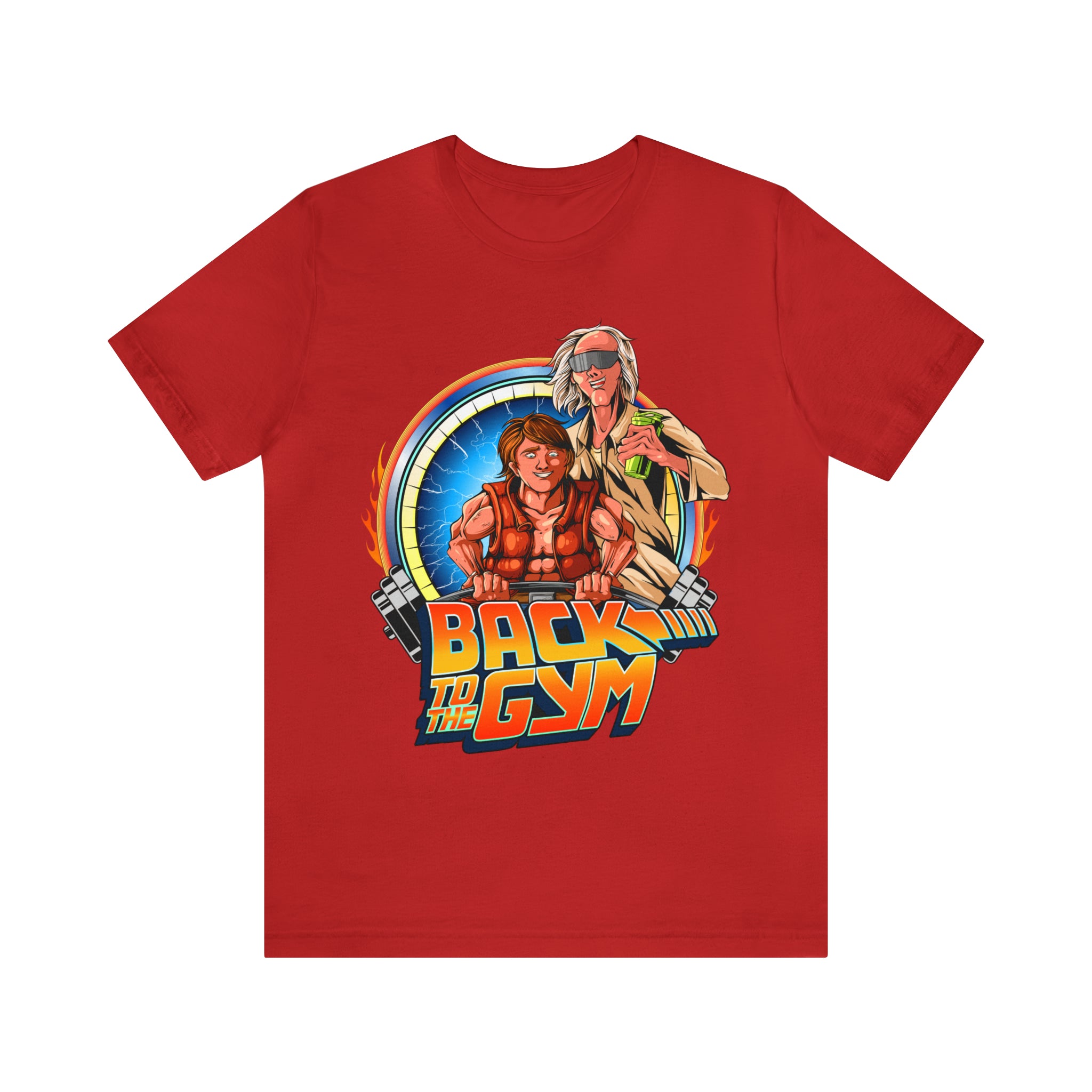 Back To The Gym Fitted Unisex T-shirt