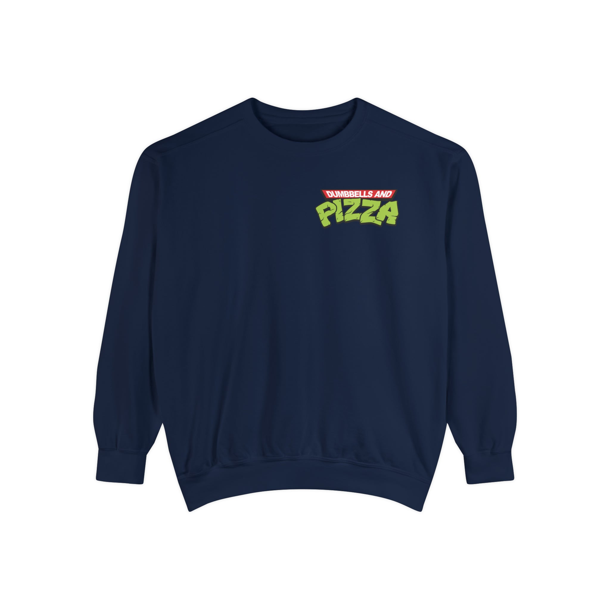 Dumbbells and Pizza Unisex Sweatshirt