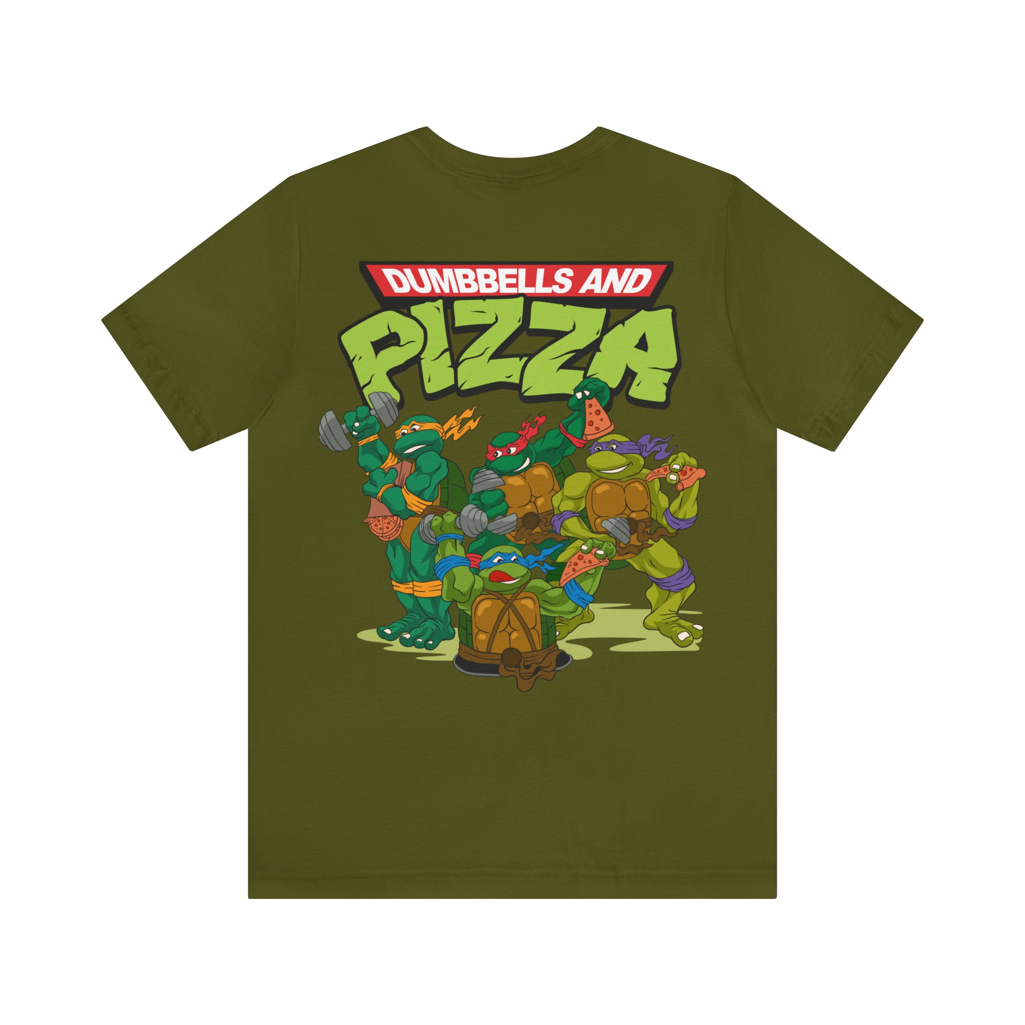 Dumbbells And Pizza Unisex T-shirt