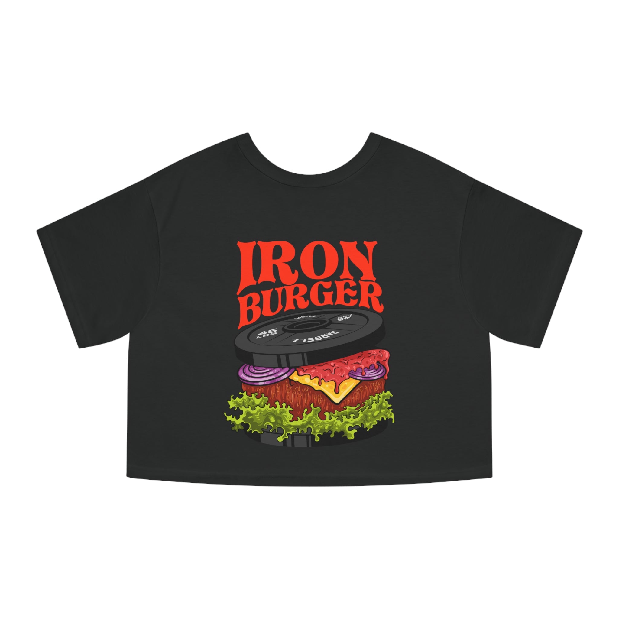 Iron Burger Crop Top