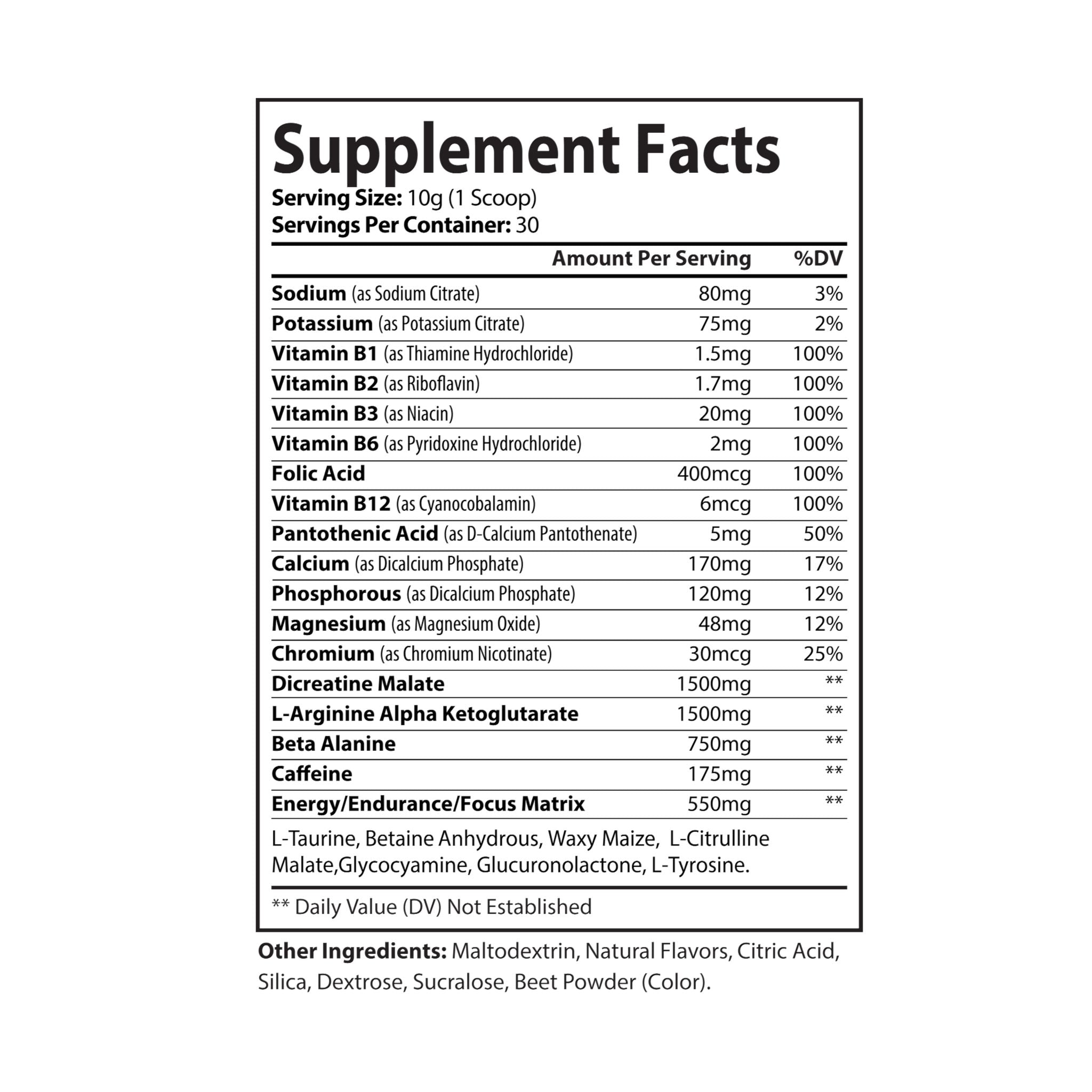 Fit Fanatics Pre-Workout (Watermelon Flavor)