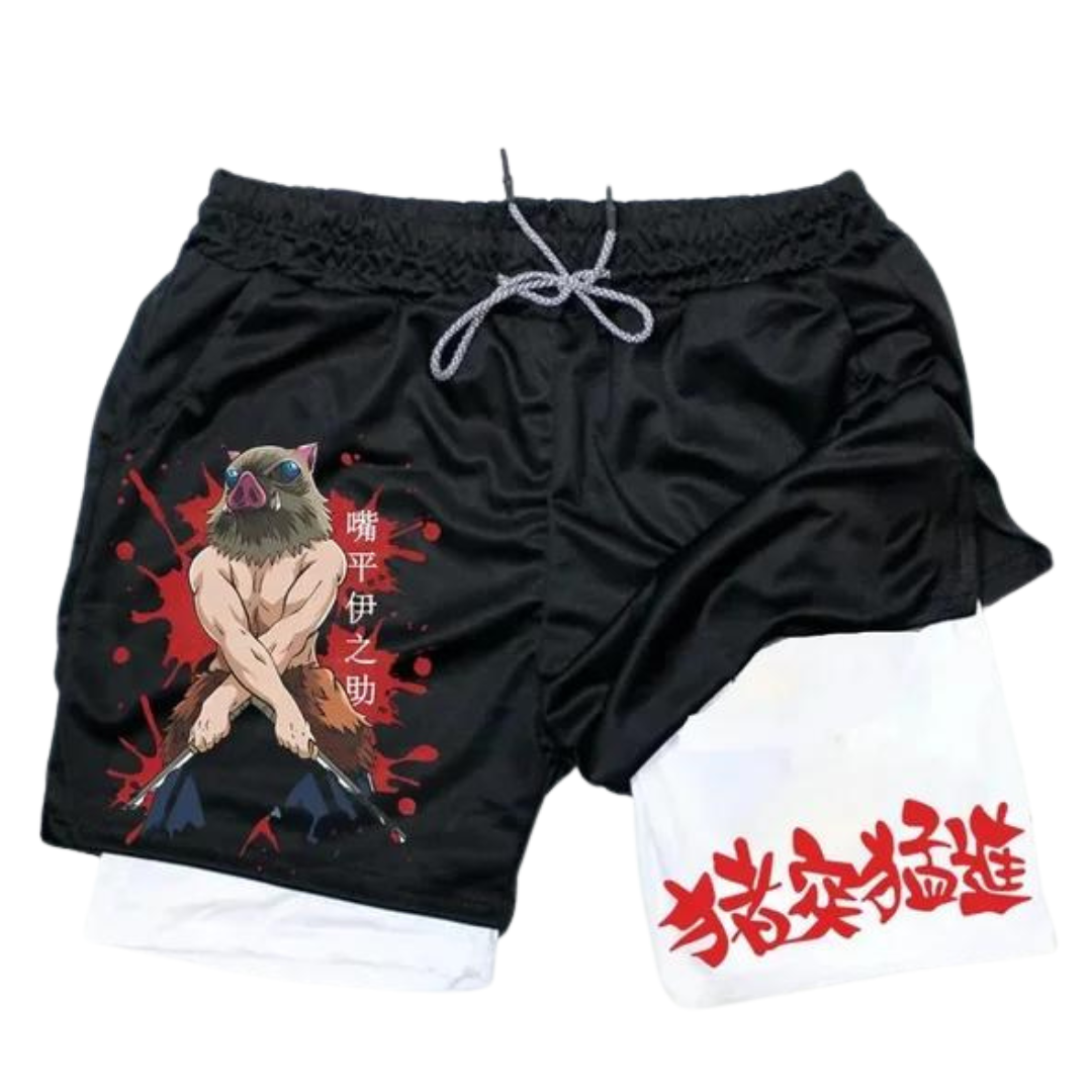 Demon Slayer - Inosuke Hashibira 2-in-1 Shorts