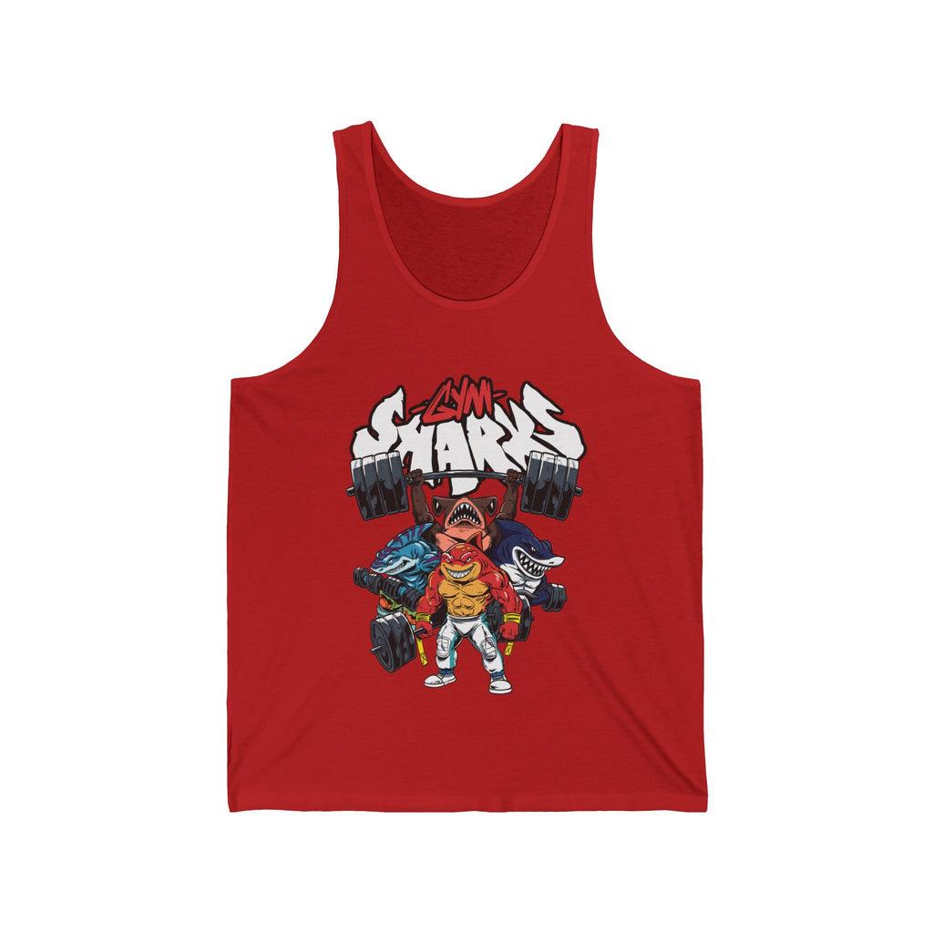 Gym Sharks Unisex Tank Top