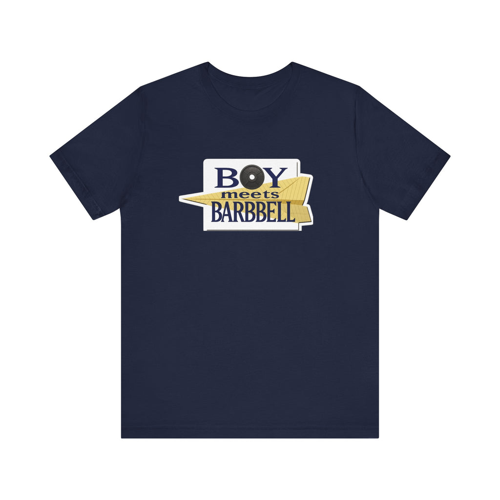 Boy Meets Barbell Fitted Unisex T-shirt