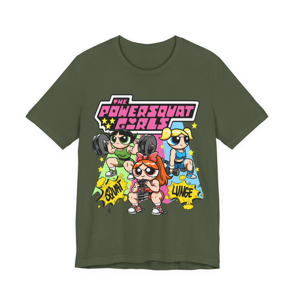 The Powersquat Girls Fitted Unisex T-shirt