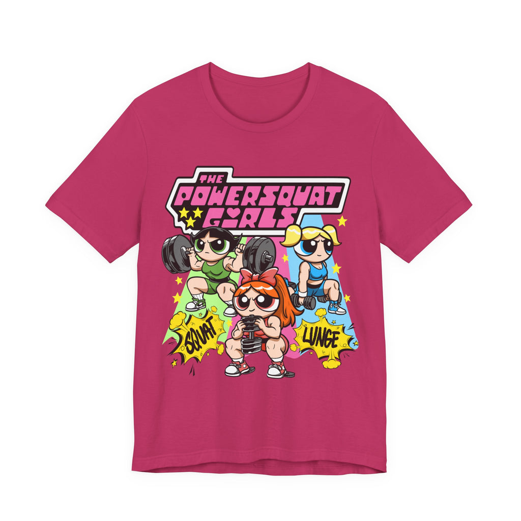 The Powersquat Girls Fitted Unisex T-shirt