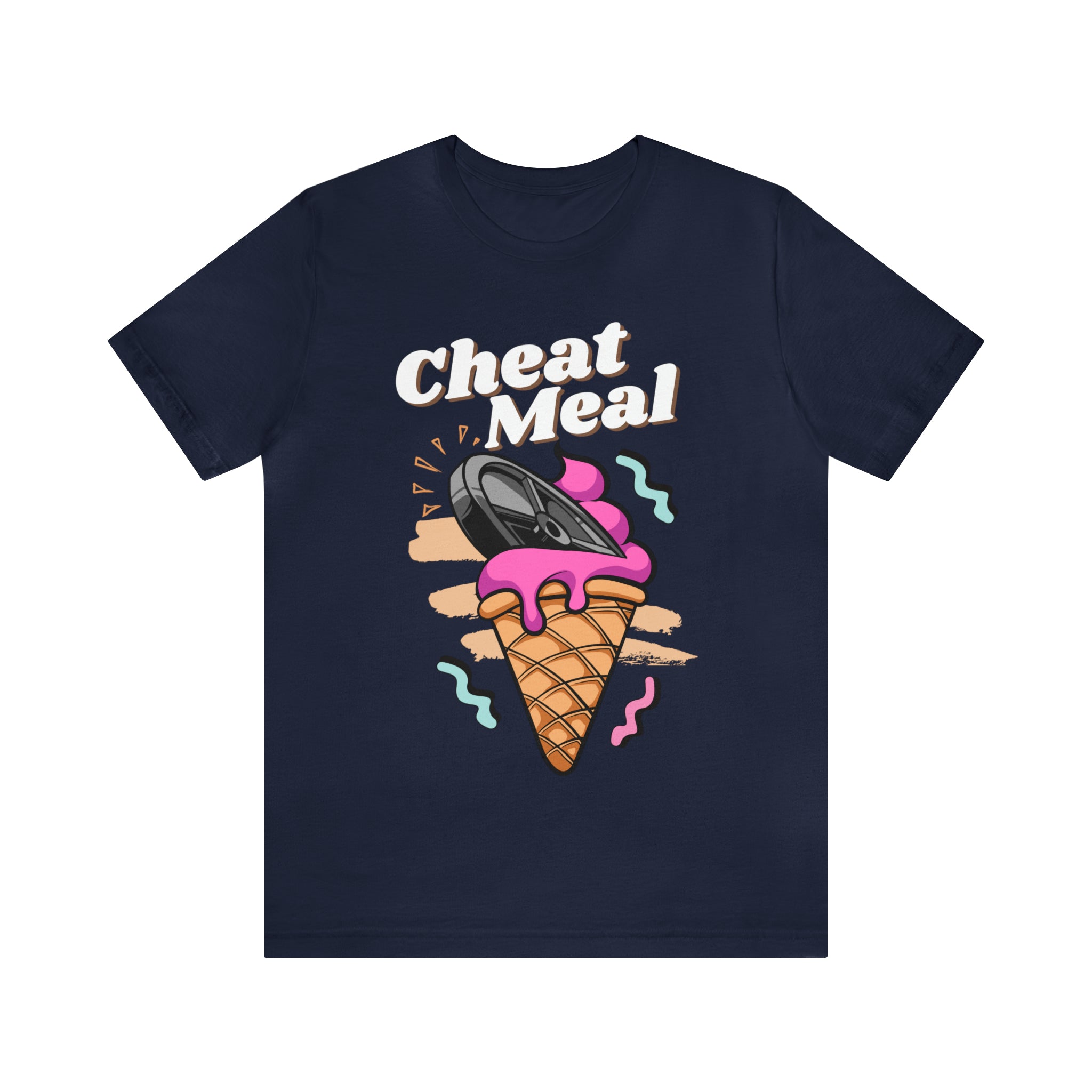 Cheat Meal Fitted Unisex T-shirt
