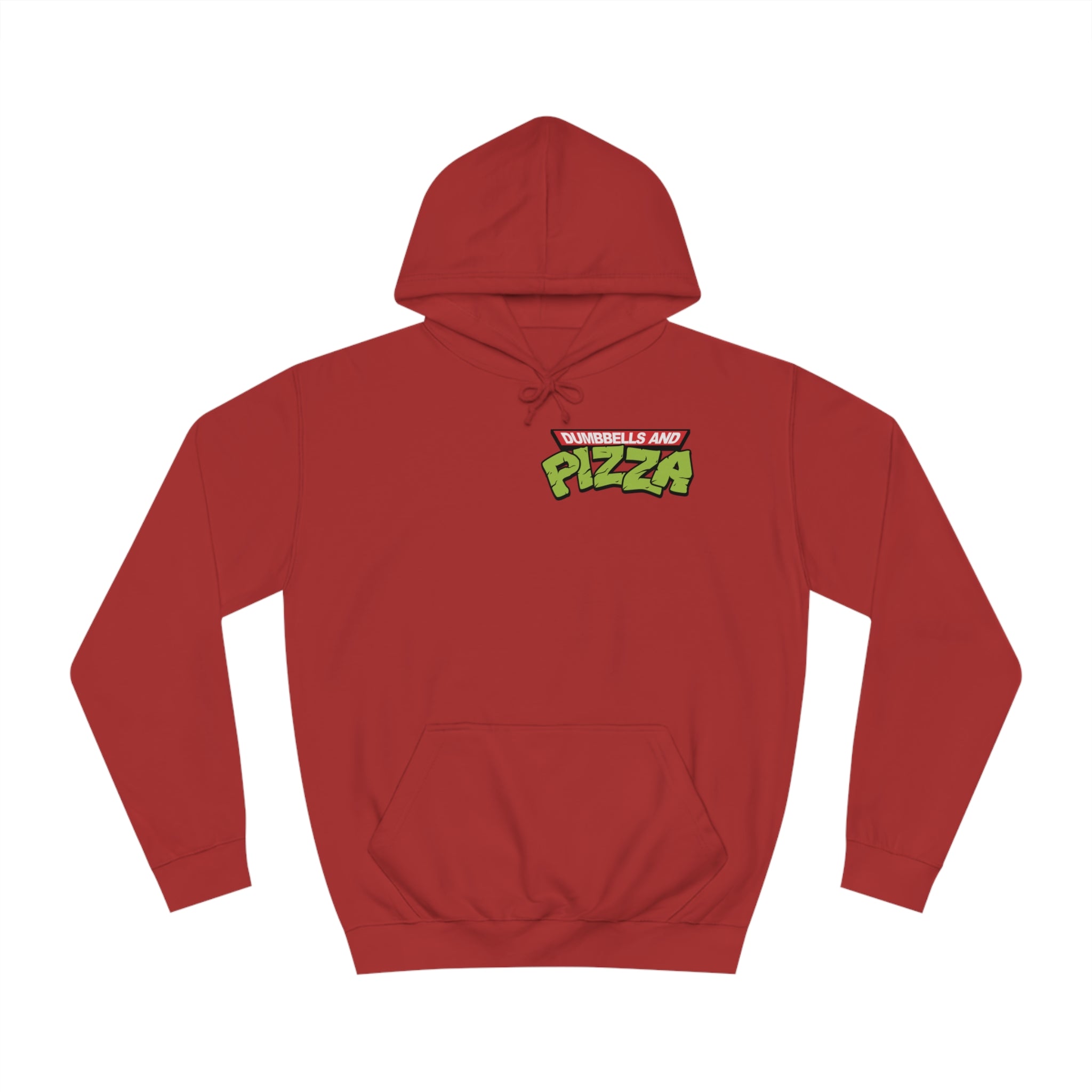 Dummbells and Pizza Unisex Hoodie