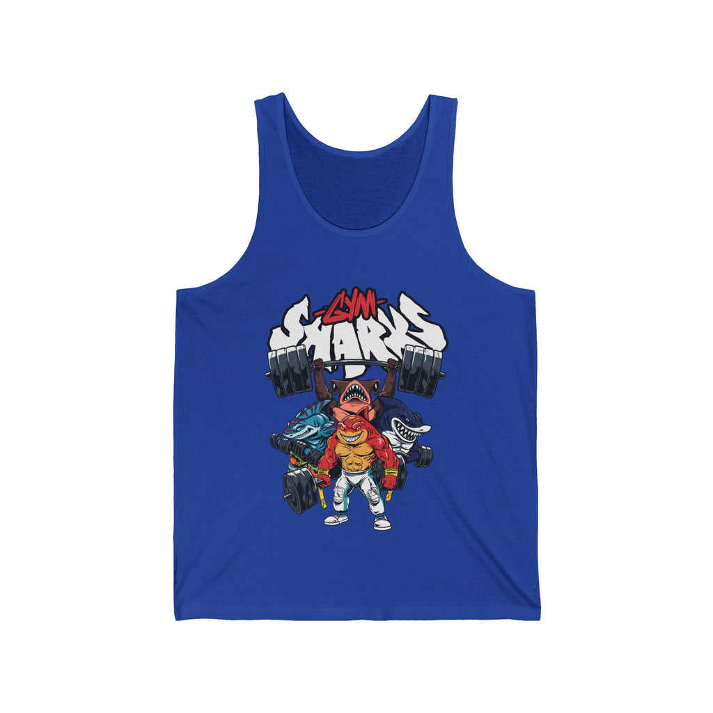 Gym Sharks Unisex Tank Top