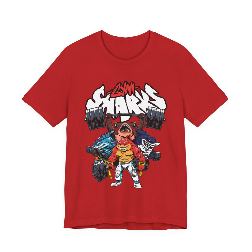Gym Sharks Fitted Unisex T-shirt