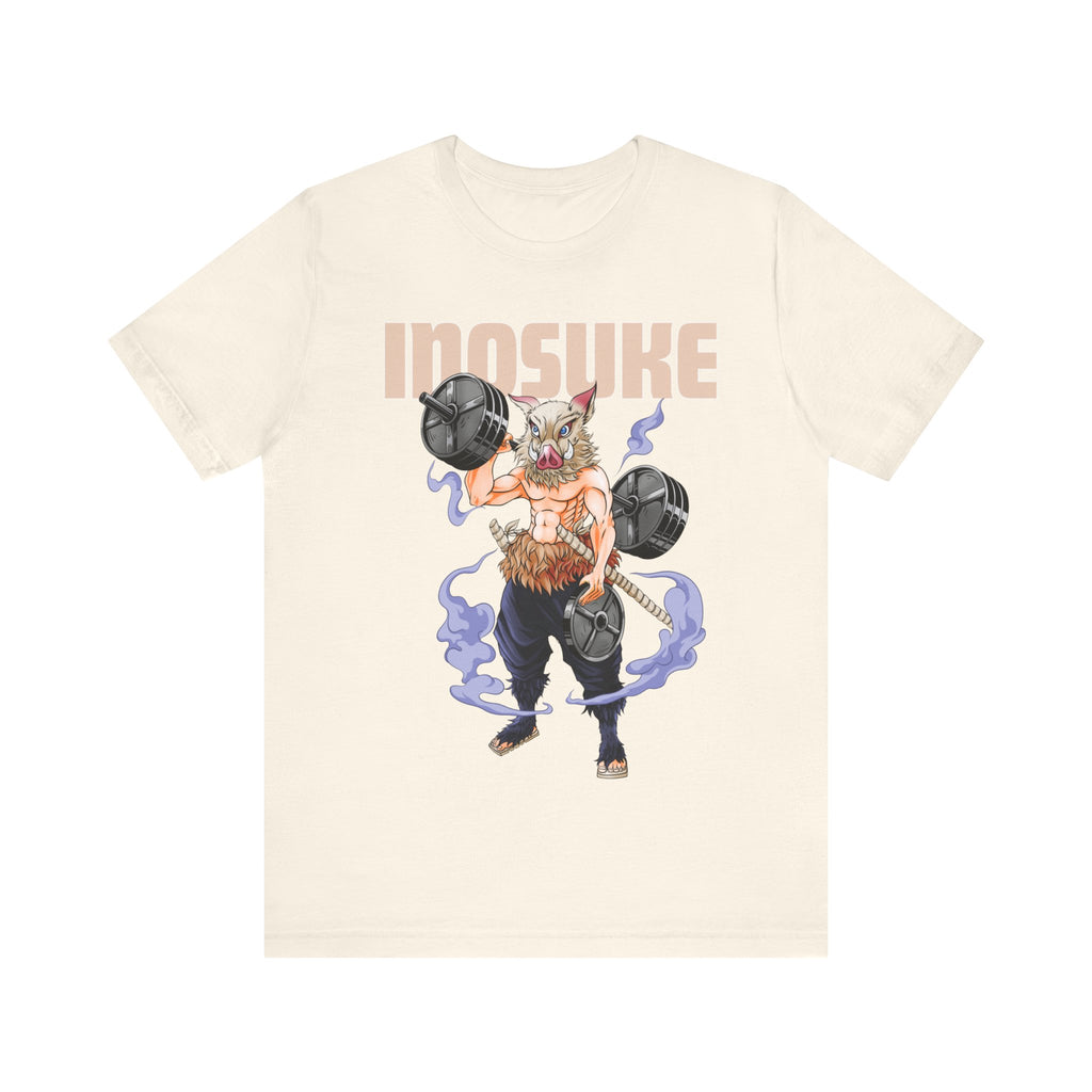 Inosuke Barbell Fitted Unisex T-shirt