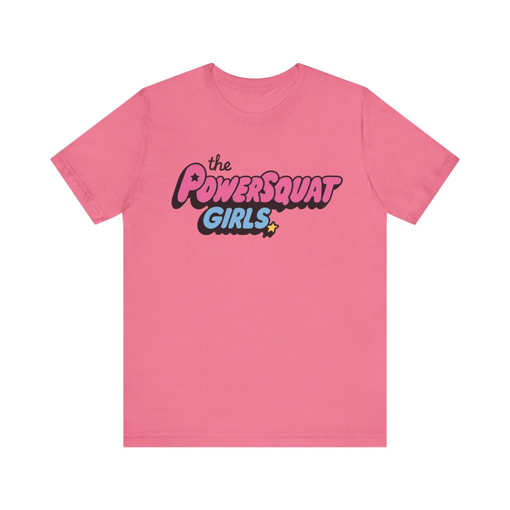 The PowerSquat Girls Fitted Unisex T-shirt