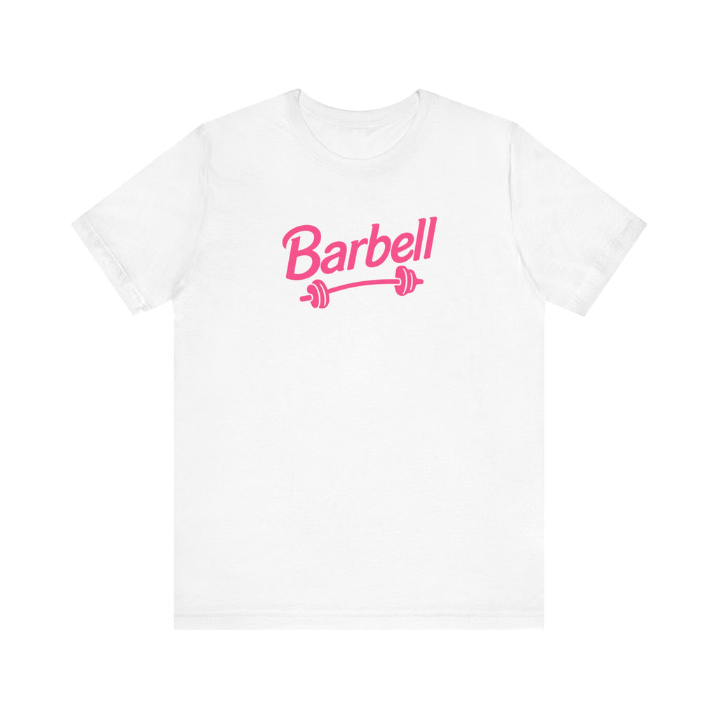 Barbell Fitted Unisex T-shirt