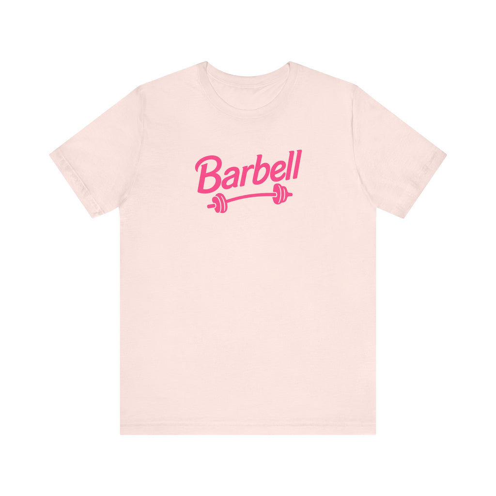 Barbell Fitted Unisex T-shirt