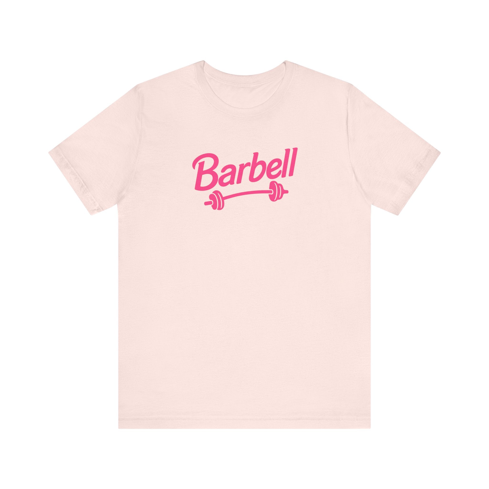 Barbell Fitted Unisex T-shirt