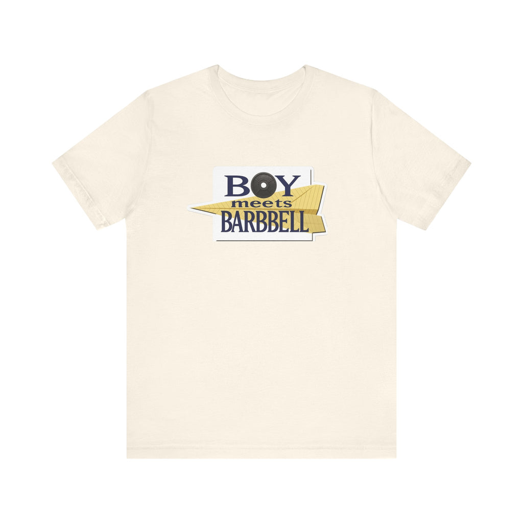Boy Meets Barbell Fitted Unisex T-shirt
