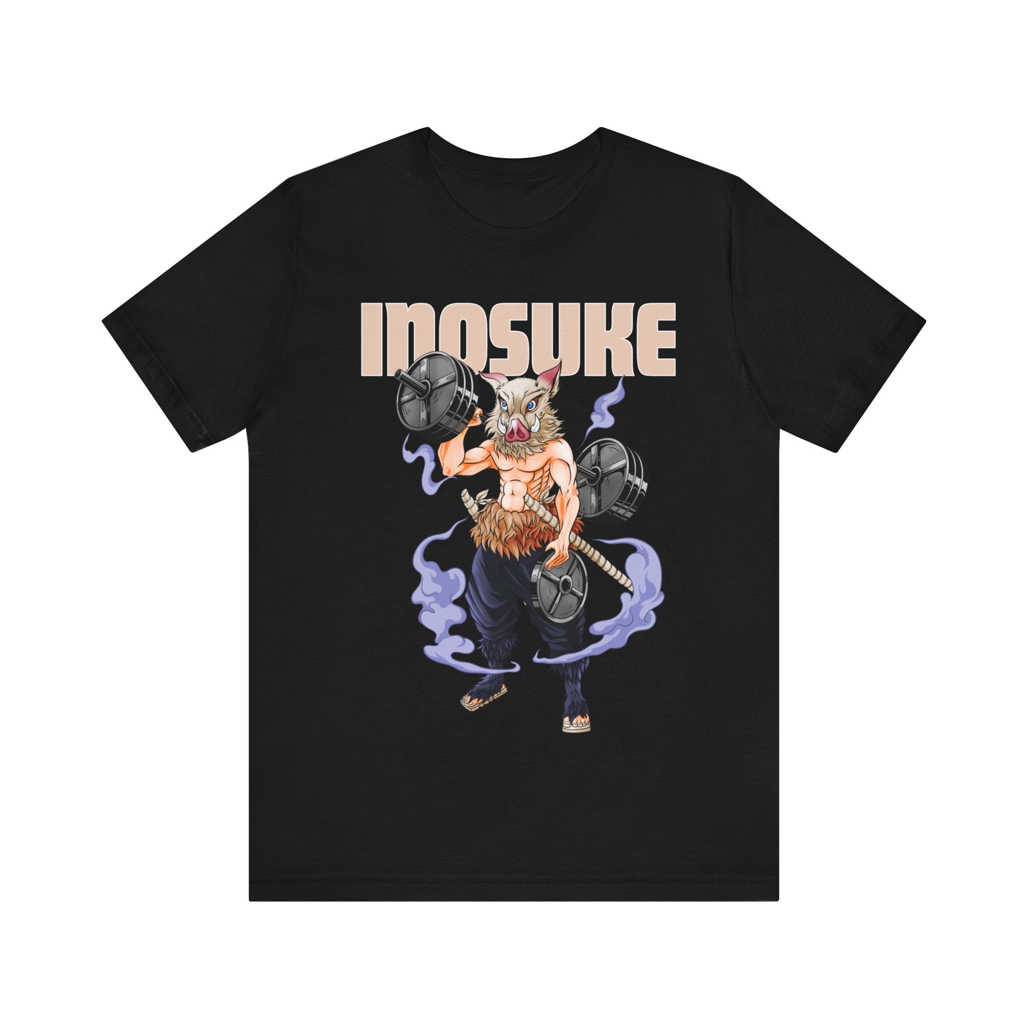 Inosuke Barbell Fitted Unisex T-shirt