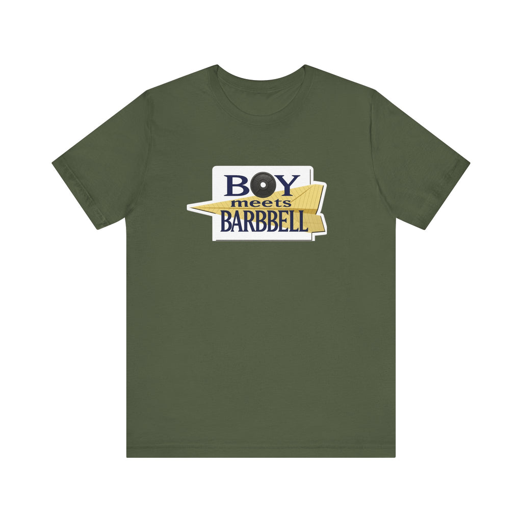 Boy Meets Barbell Fitted Unisex T-shirt