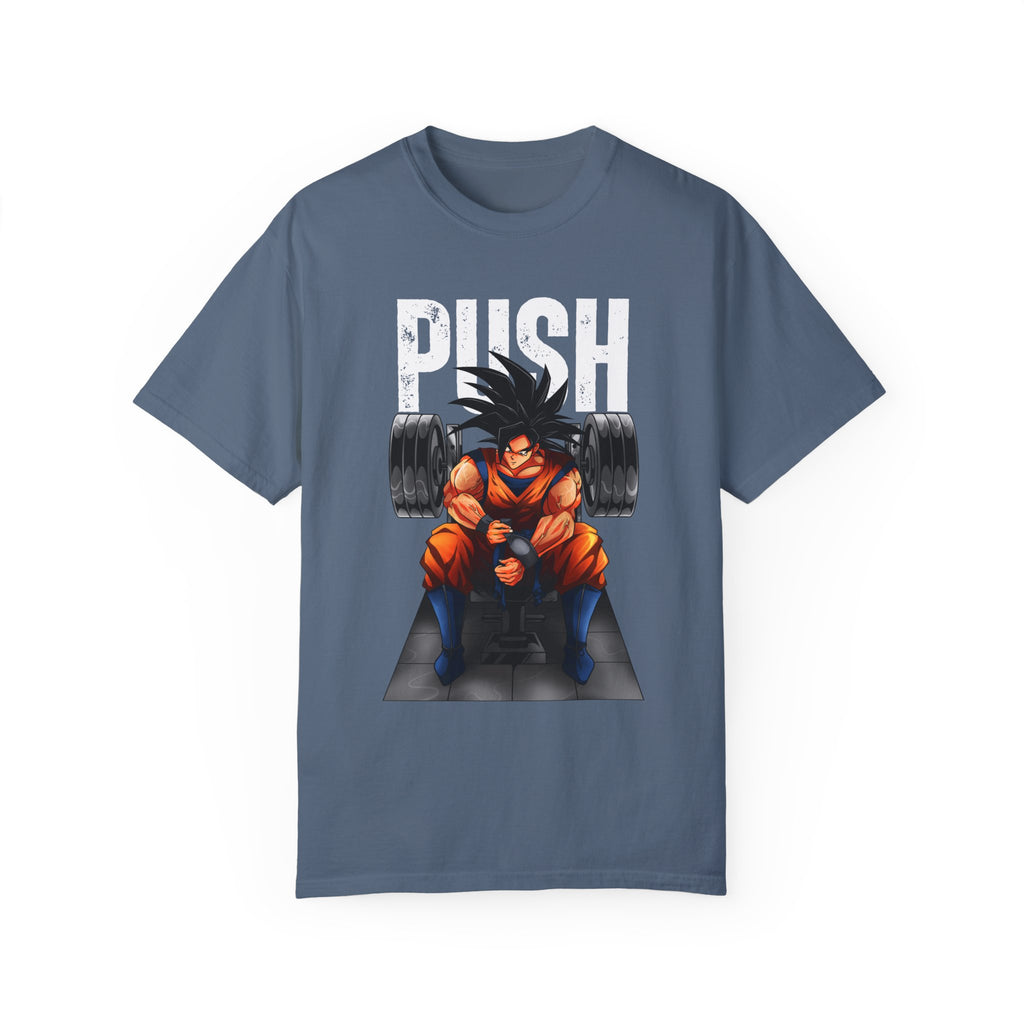 Goku Push Barbell Relaxed Fit Unisex T-shirt