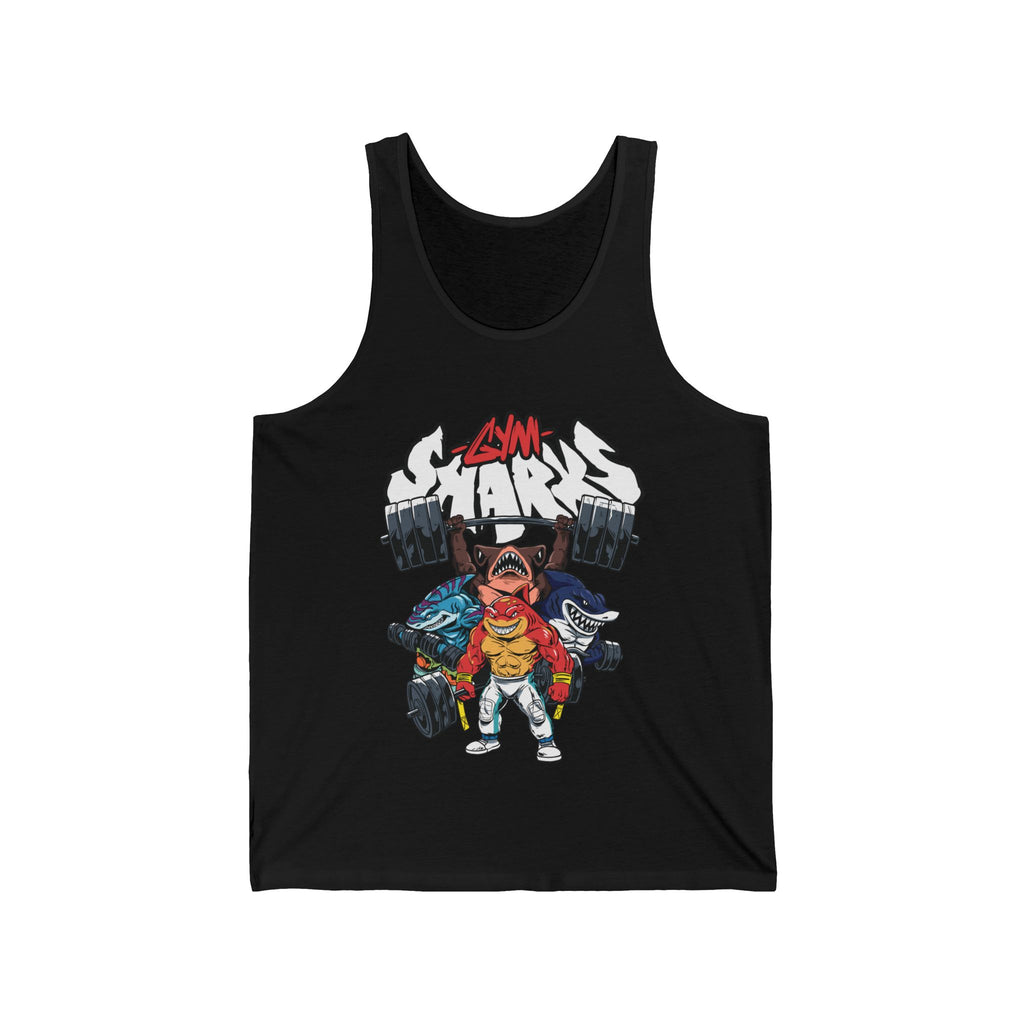 Gym Sharks Unisex Tank Top