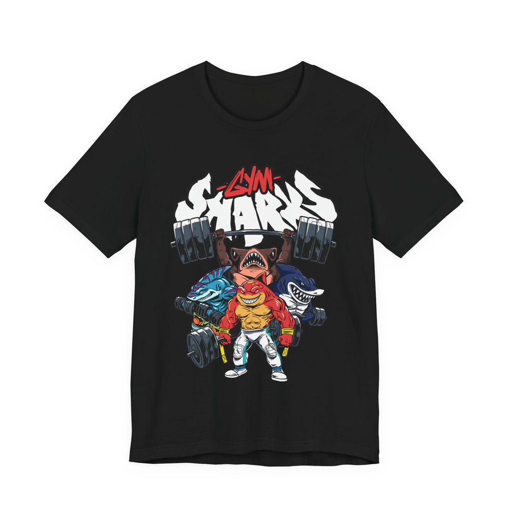 Gym Sharks Fitted Unisex T-shirt