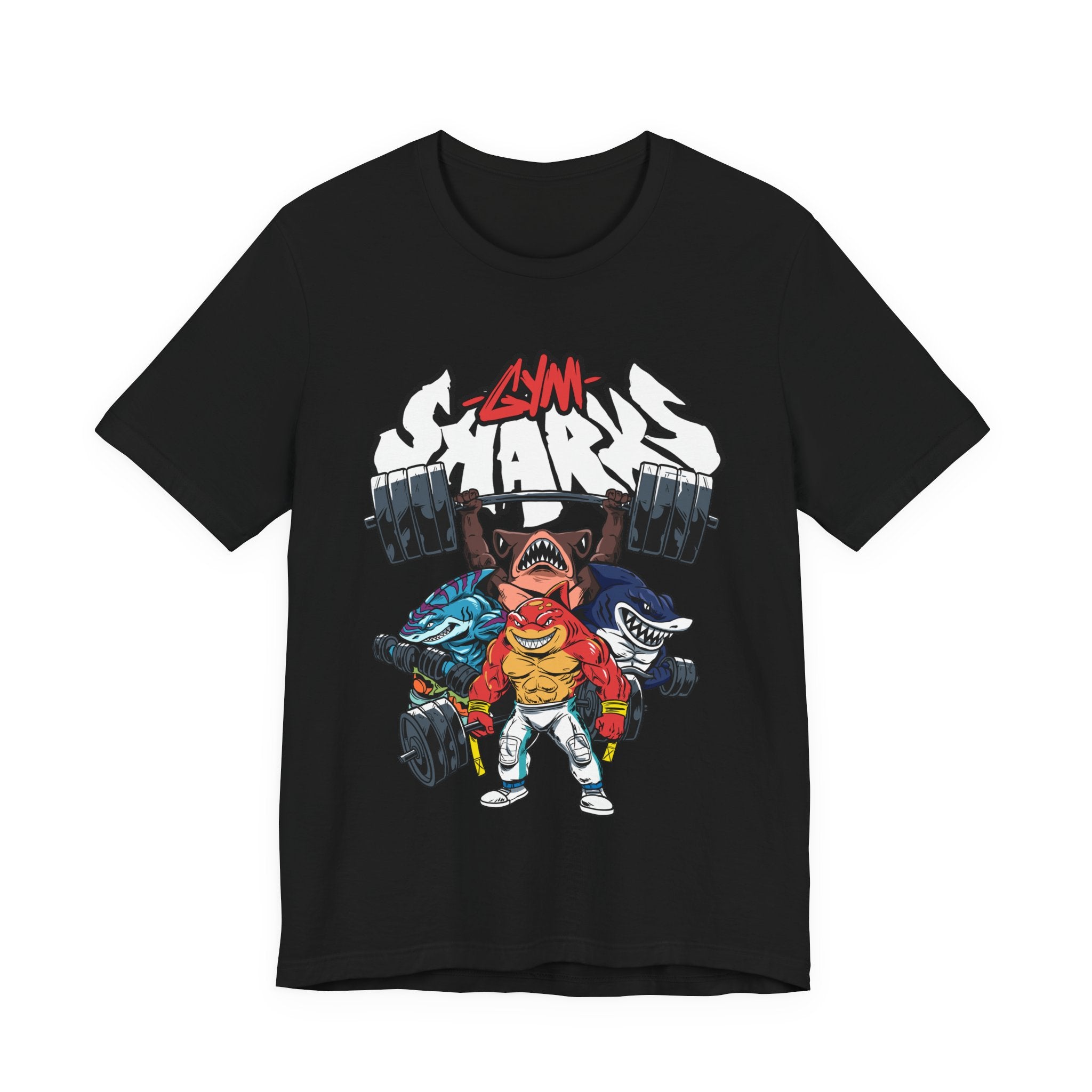 Gym Sharks Fitted Unisex T-shirt