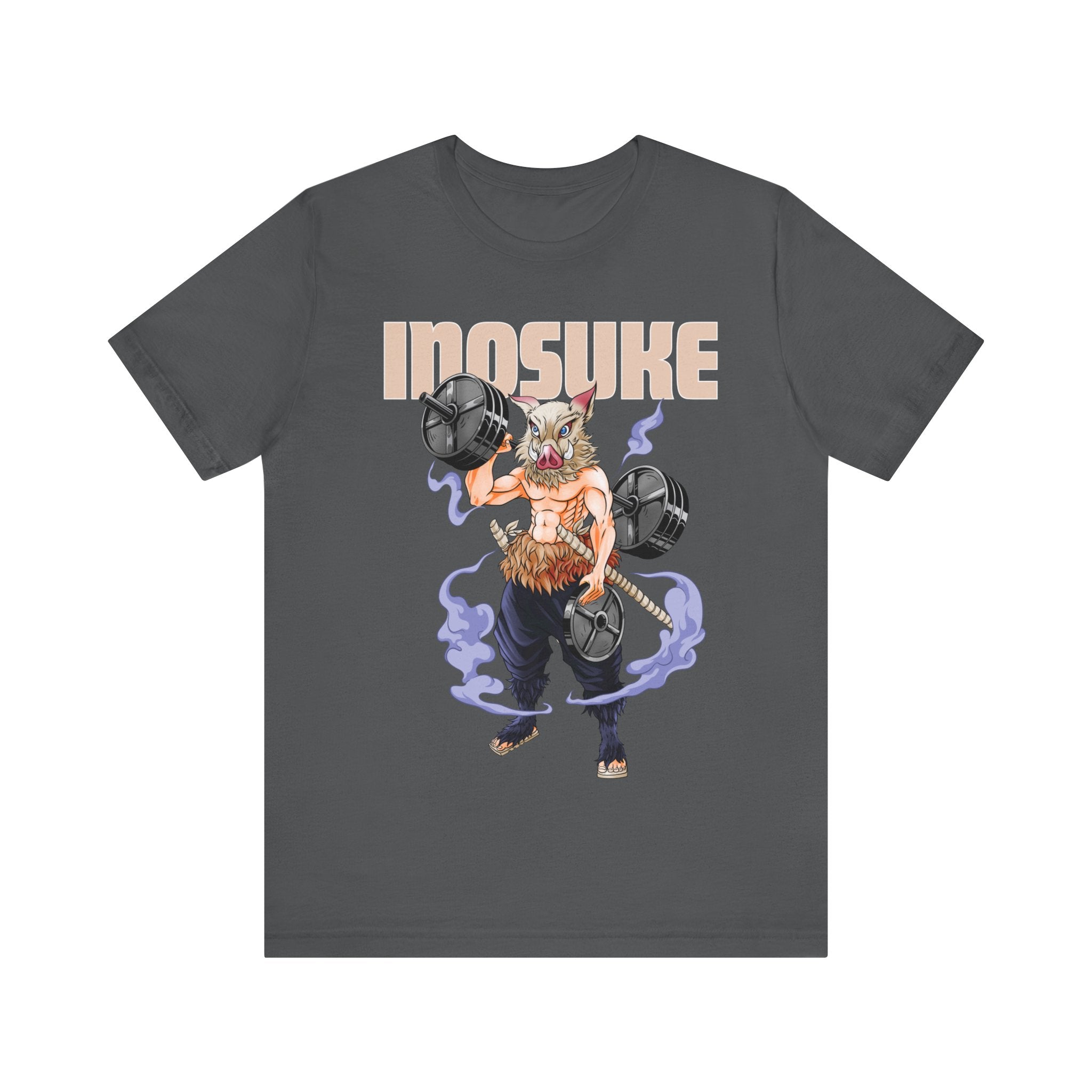 Inosuke Barbell Fitted Unisex T-shirt