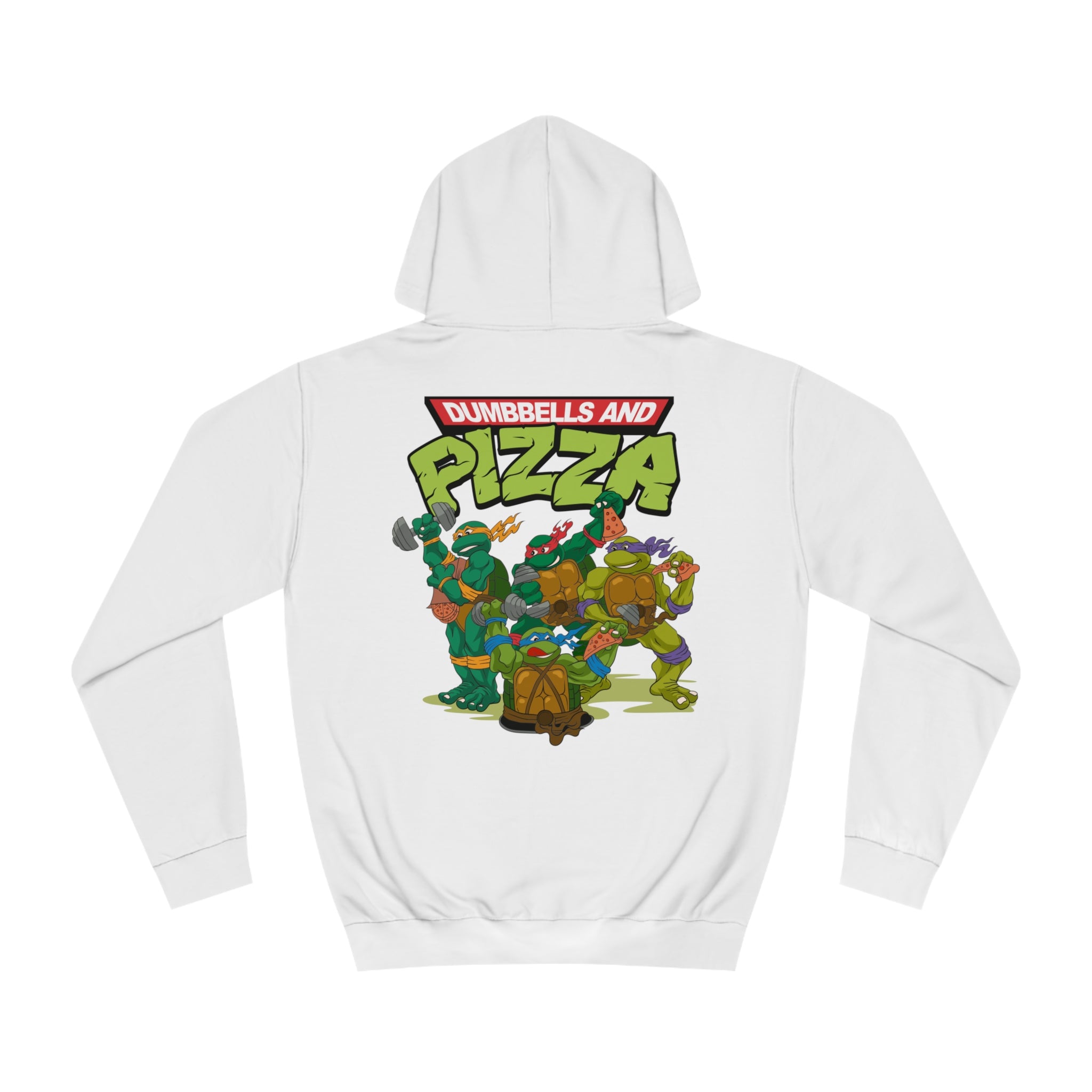 Dummbells and Pizza Unisex Hoodie