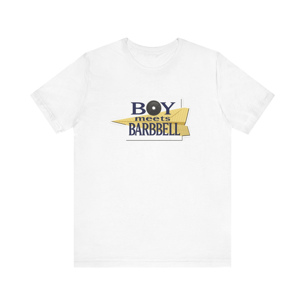 Boy Meets Barbell Fitted Unisex T-shirt