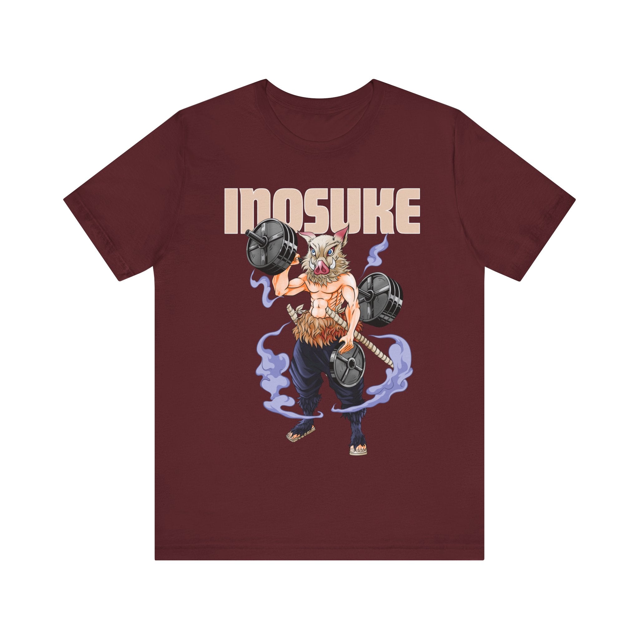 Inosuke Barbell Fitted Unisex T-shirt