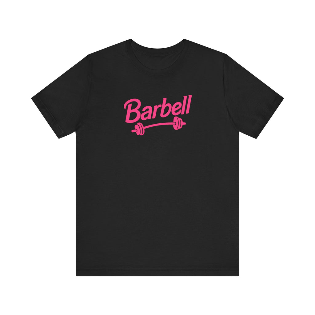 Barbell Fitted Unisex T-shirt