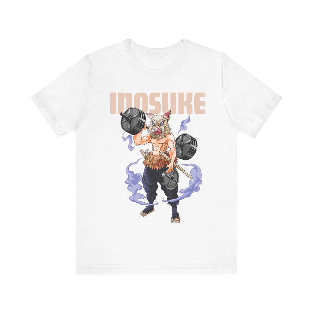 Inosuke Barbell Fitted Unisex T-shirt