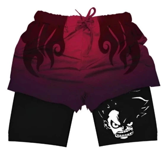 One Piece - Luffy Gear 4 2-in-1 Shorts