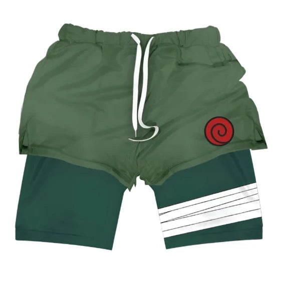 Naruto - Hidden Leaf Jonin 2-in-1 Shorts