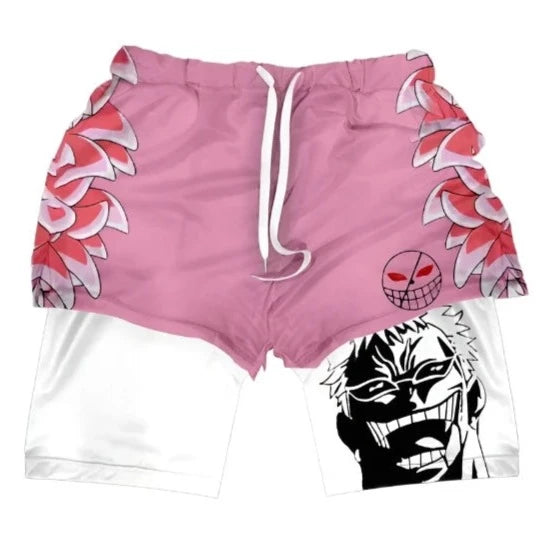 One Piece - Doflamingo 2-in-1 Shorts