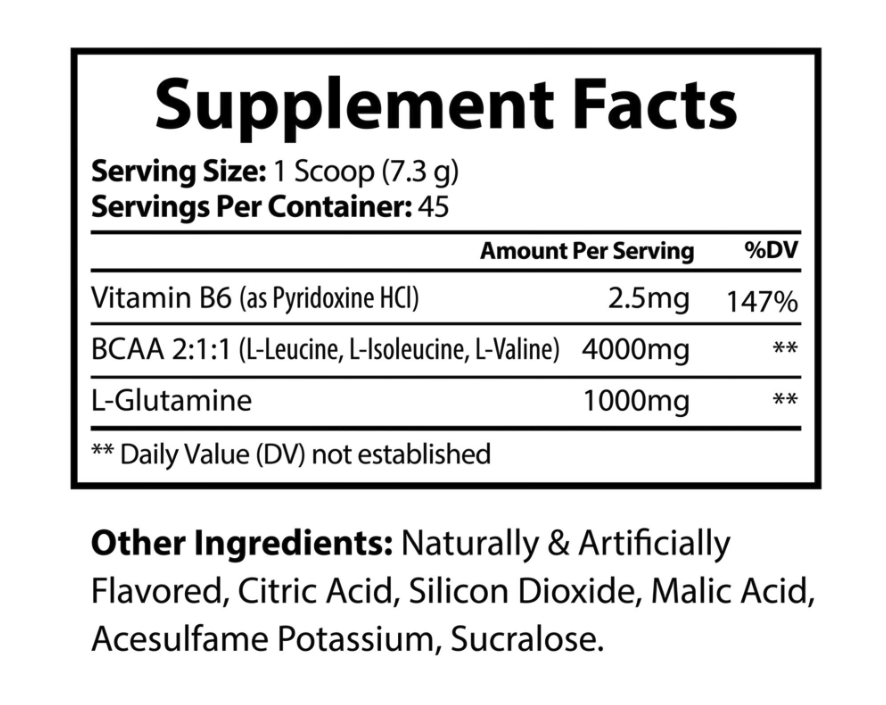 Fit Fanatics BCAA's (Watermelon Flavor)