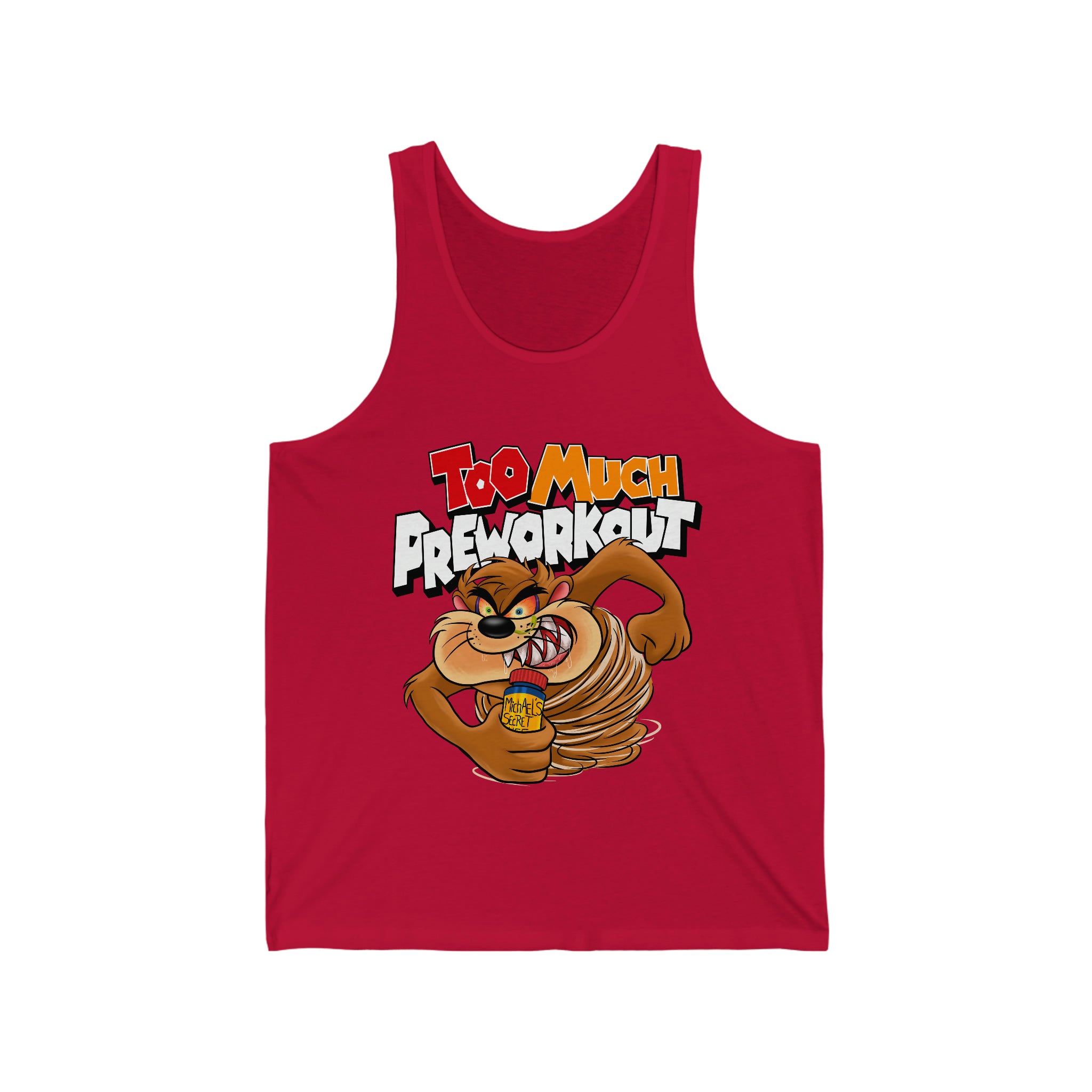 Too Much Pre-workout Unisex Tank Top